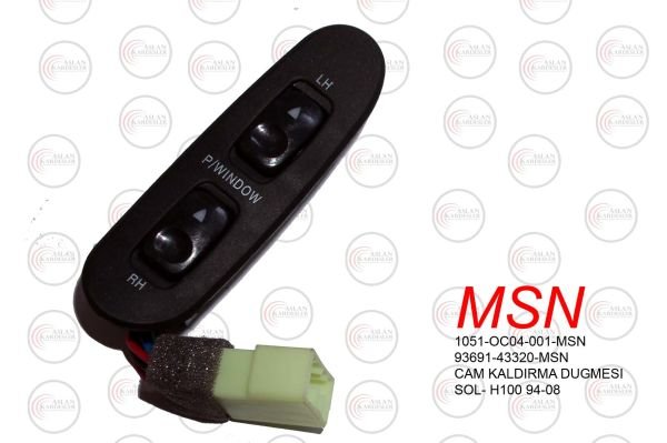 CAM KALDIRMA DUGMESI SOL- H100 94-08