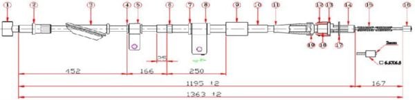 ARKA EL FREN TELI L/R- SWIFT 89-96 HB 3D