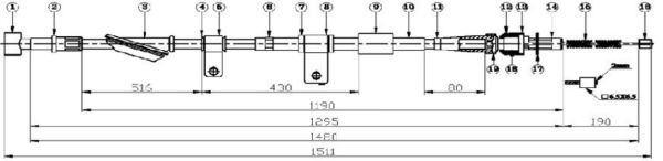 ARKA EL FREN TELI L/R- SWIFT 89-96 SDN