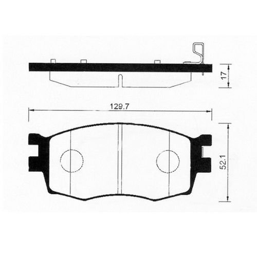 ON FREN BALATA - ACCENT-ERA 06- / RIO 06-10 / I20 DIZEL 08-14