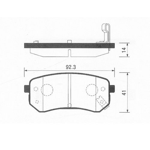 ARKA FREN BALATA - I10 08-> / PICANTO 04-12