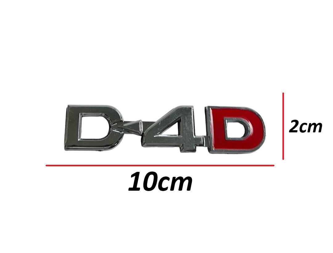 YAZI COROLLA 07-16/YARİS 06-12/RAV4 05-11/HILUX 07-14 ARKA (D4D YAZISI)