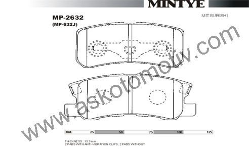 ARKA FREN BALATA - OUTLANDER 05>>/ASX 10>>