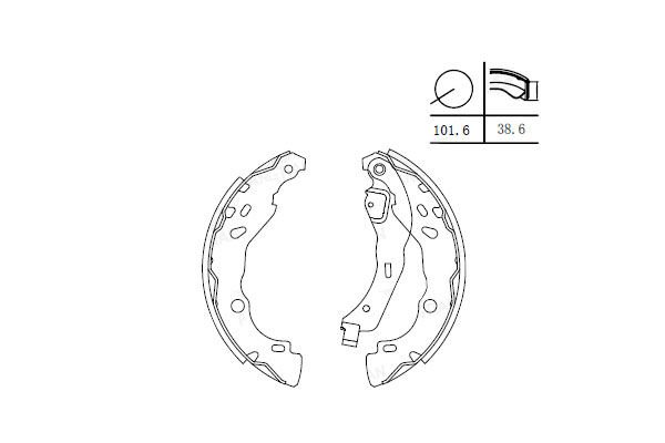 ARKA FREN BALATA (PABUC) - MICRA-K13 10- / NOTE 13- / CLIO 12-