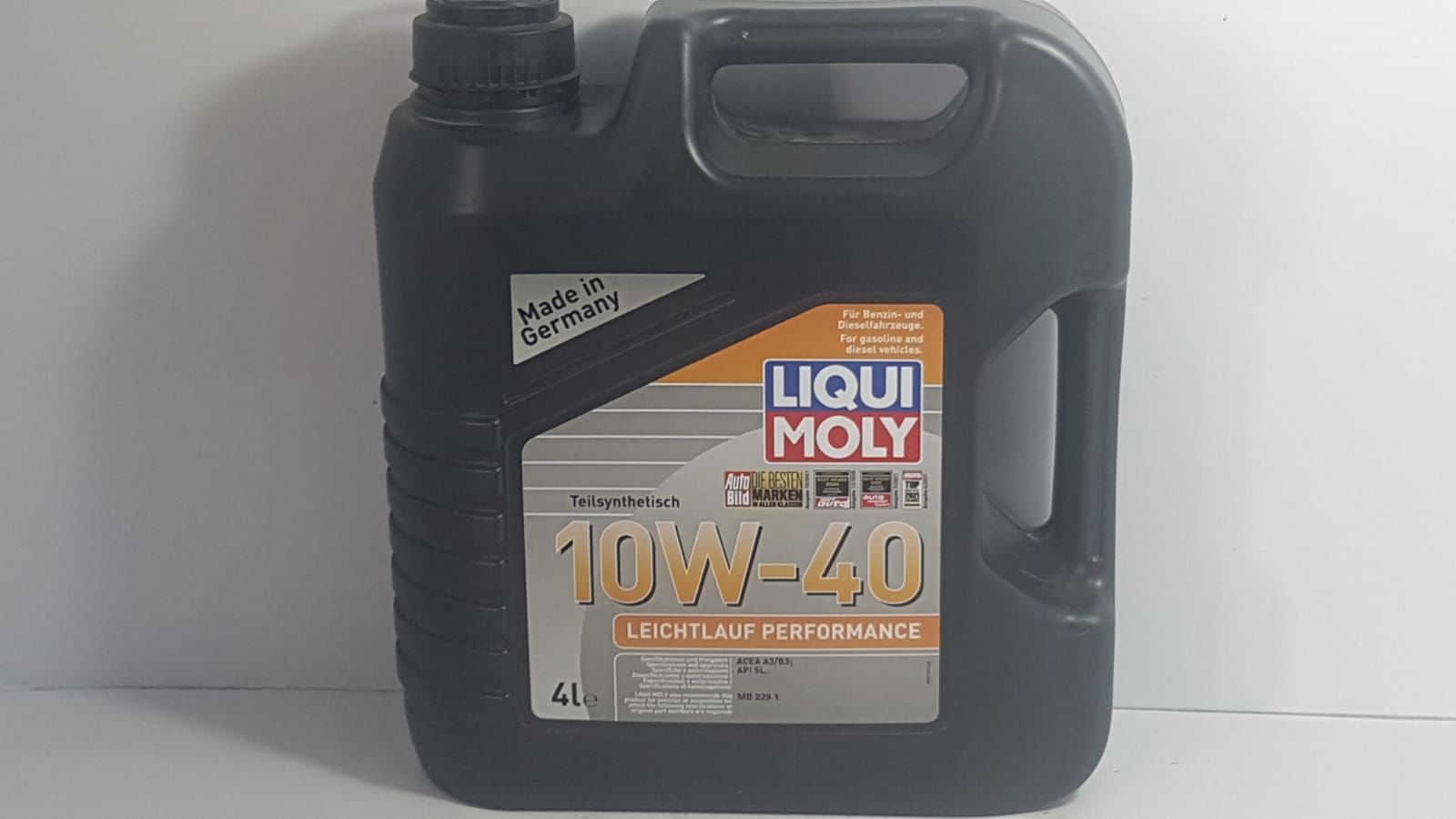 Yağ 10W40 4Lt Liqui Moly Siyah