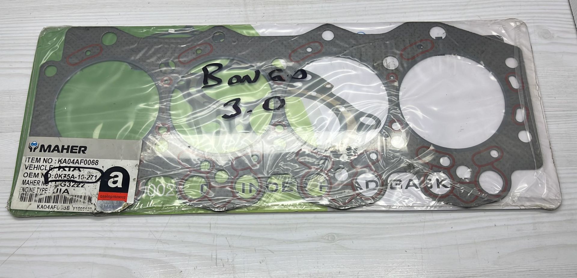 Silindir Kapak Conta bongo 3.0 Cobra