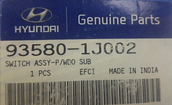 Cam Dügme i20 Arka R/L