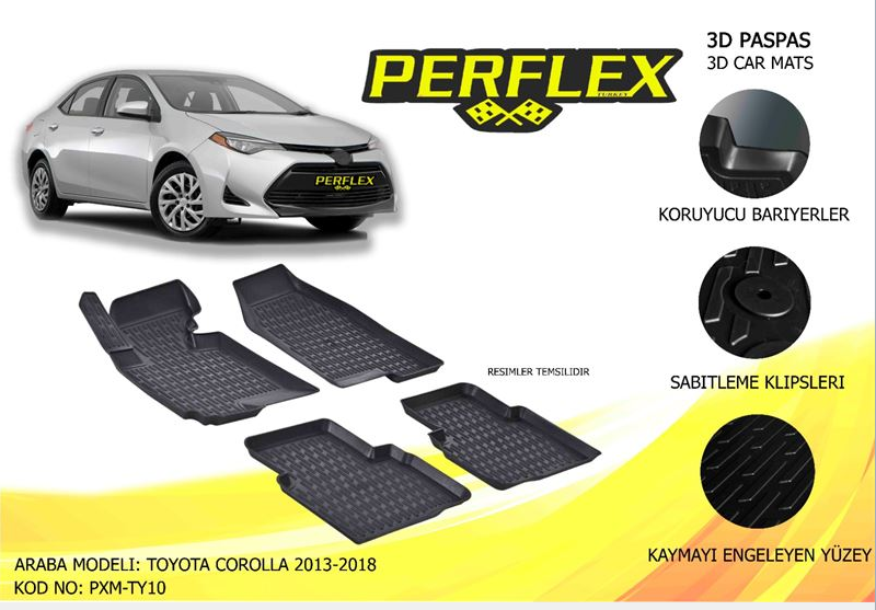 Paspas Corolla 13-18 3D