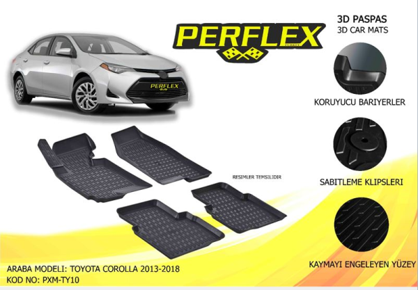 Paspas Corolla 13-18 3D