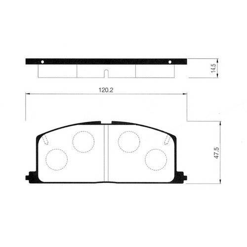 ON FREN BALATA - COROLLA 1.3-1.6 (KARBURATORLU) 88-95