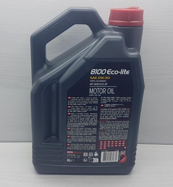 Yağ 0W20 4Lt Motul Eco Lite