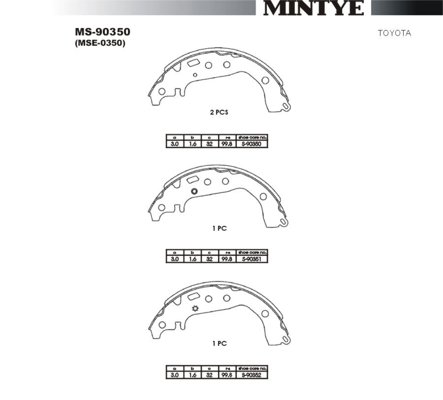 ARKA FREN BALATA (PABUC) - YARIS 01-05