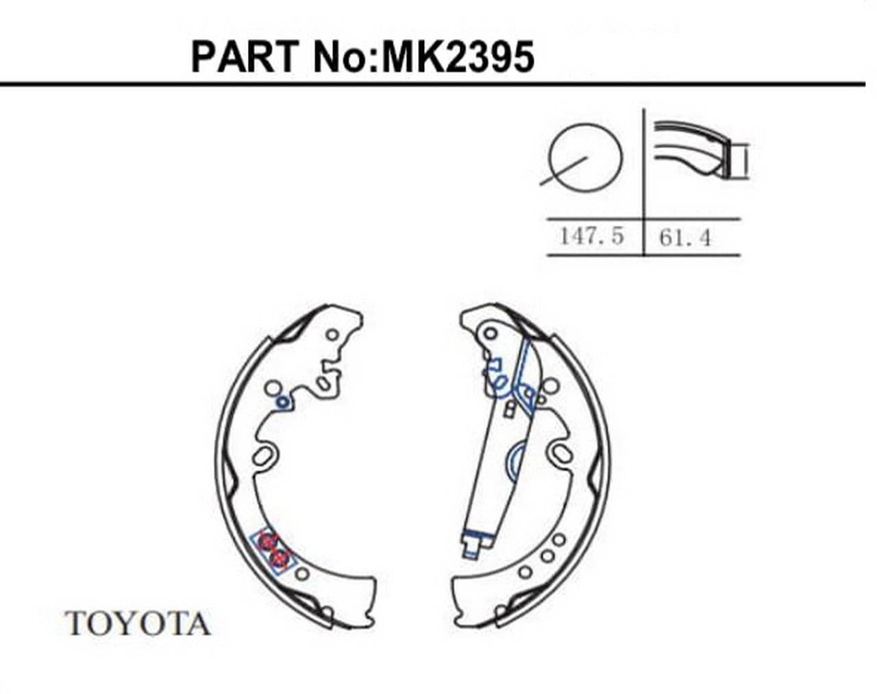 HILUX VIGO 2012-2013 FREN BALATASI ARKA PABUÇLU