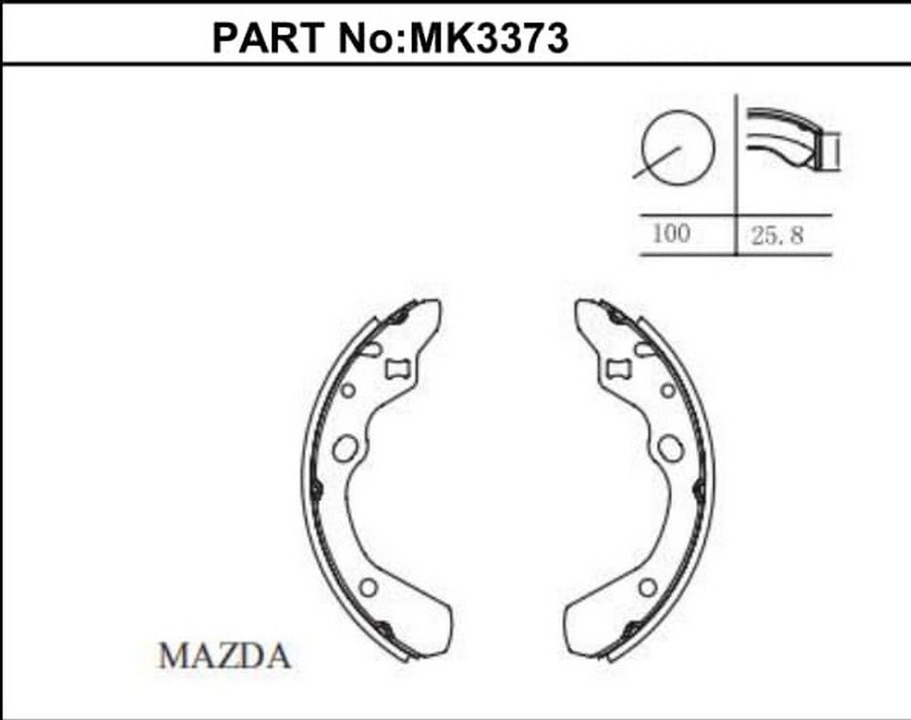 323 1989-2002 FREN BALATASI ARKA PABUÇLU İNCE TİP