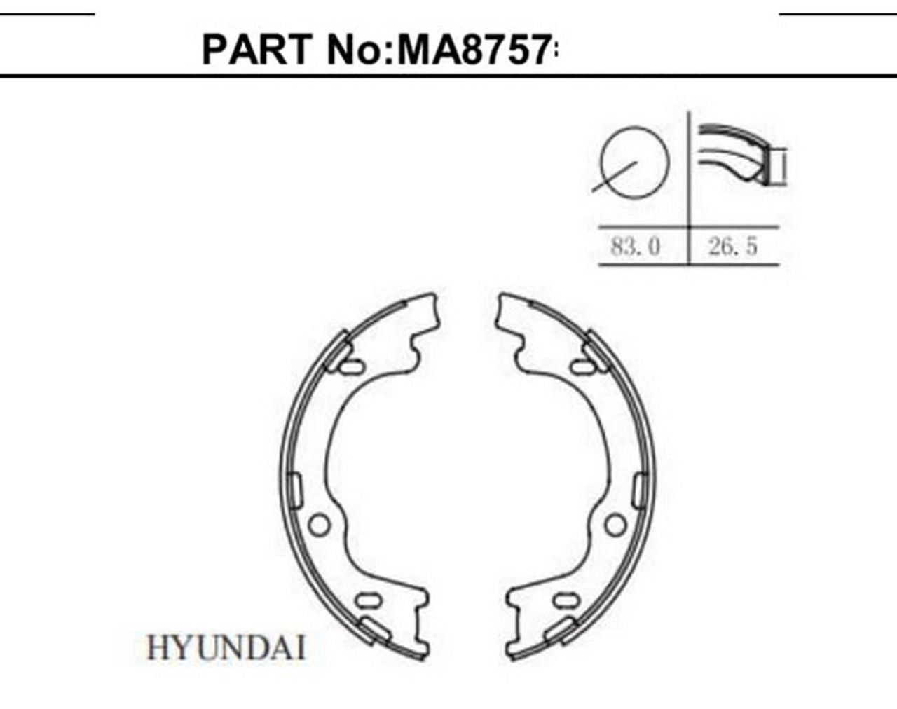 I-30 / CEED / SPORTAGE 08- / IX-35 EL FREN BALATASI PABUÇLU
