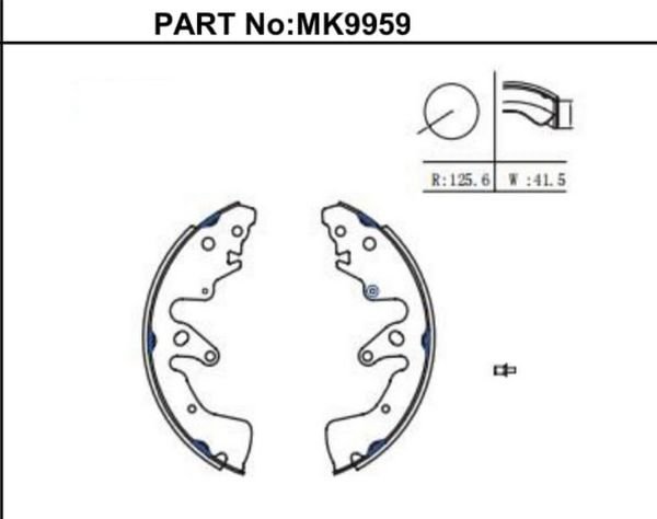 GRAND VITARA 2006- FREN BALATASI ARKA PABUÇLU