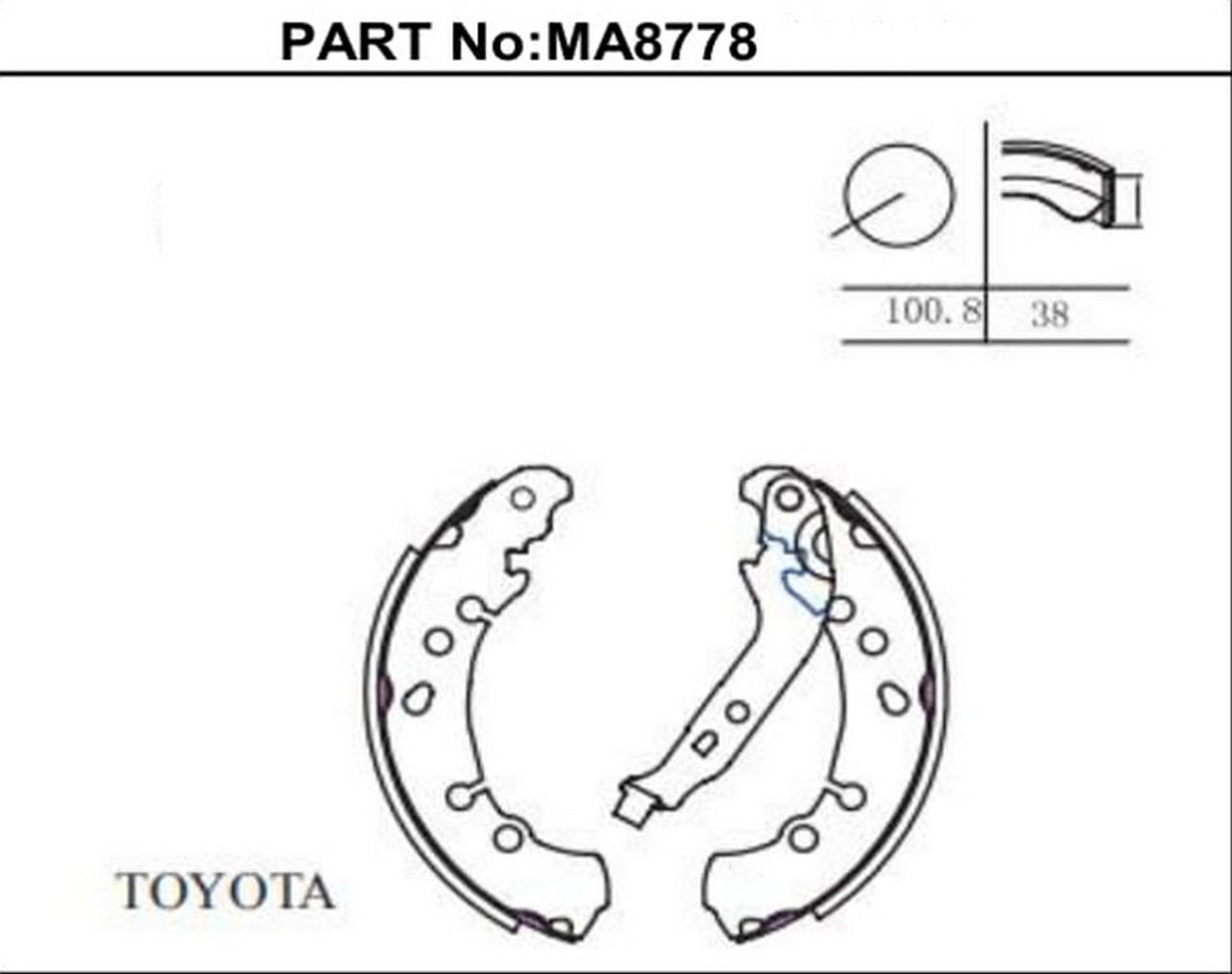 YARIS 2006-2014 FREN BALATASI ARKA PABUÇLU