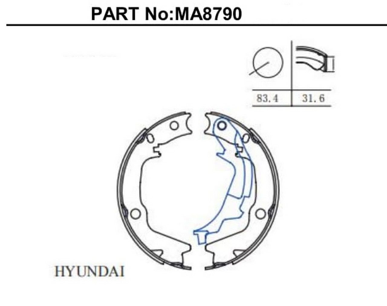 İ20/SOUL EL FREN BALATASI PABUÇLU