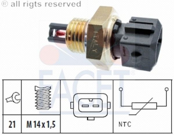 SENSOR HAVA SICAKLIK-ACCENT 95>00/EXCEL/PRIDE/SEPHIA  (FCT)
