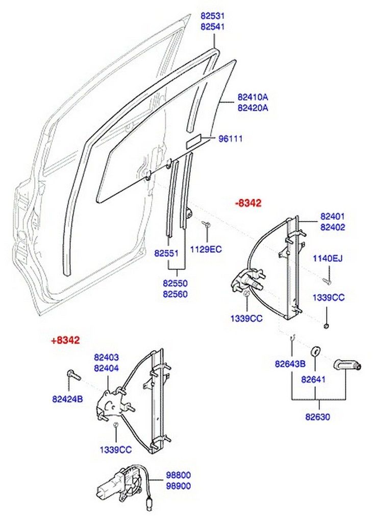STAREX 2002-2008 CAM KRİKOSU MANUEL SAĞ