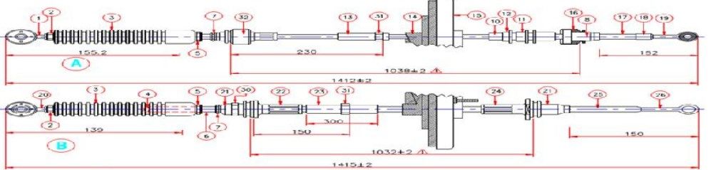 TEL VITES- LANCER 92-03 / PROTON-PERSONA 96-