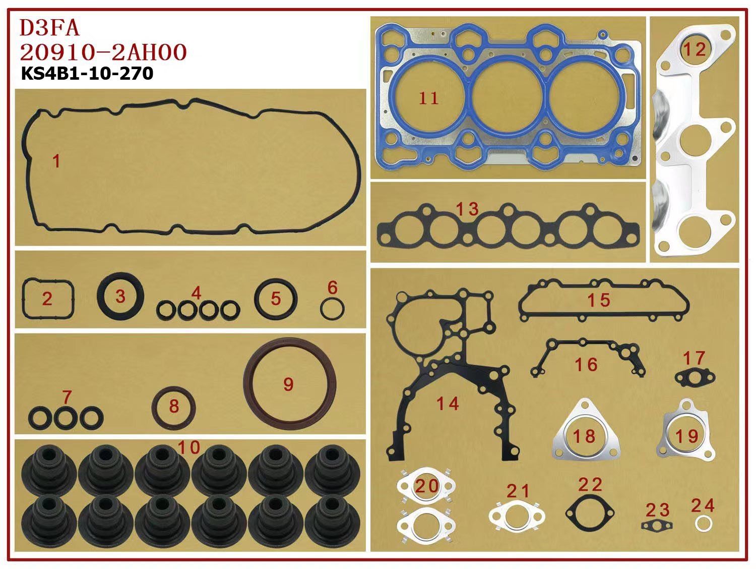 CONTA TAKIM PİCANTO 1,1 12V DİZEL 04-07