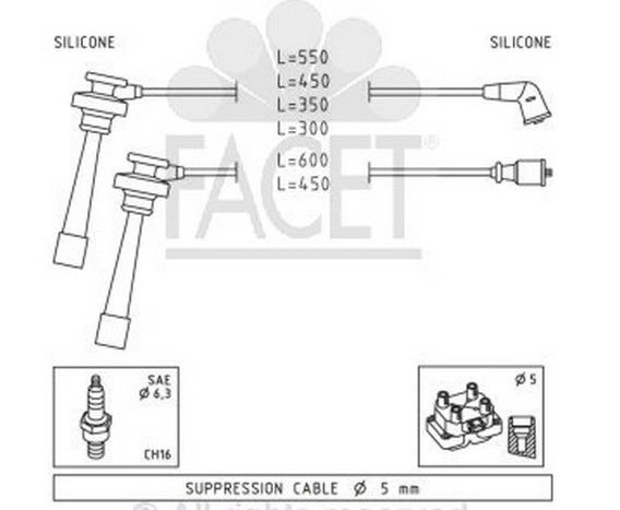 BUJI KABLO TAKIMI- PAJERO 3.0 V6 98-00