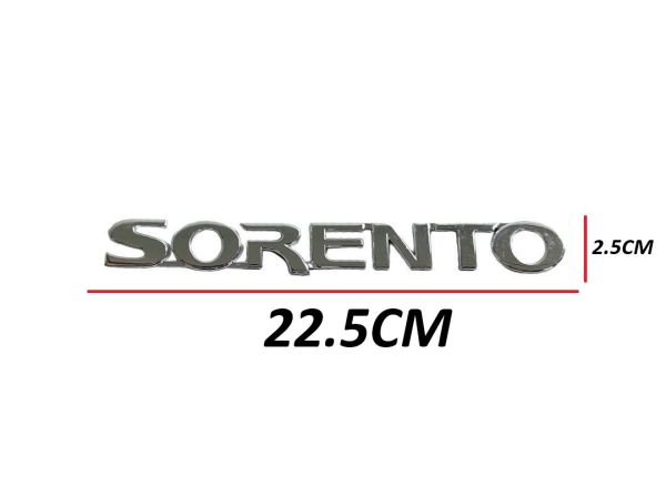 YAZI SORENTO 03-09 ARKA (SORENTO YAZISI)