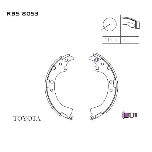 ARKA FREN BALATA (PABUC) - TERIOS 97-99 / RAV4 97-05