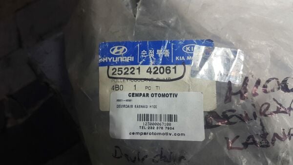 Devirdaim kasnağı H100