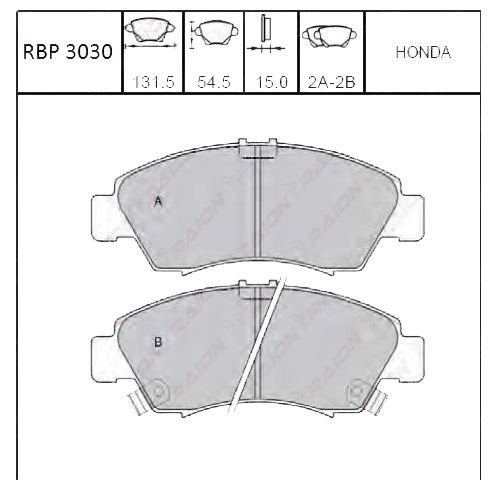 ON FREN BALATA - CIVIC 1.5 92-95/JAZZ 02-07