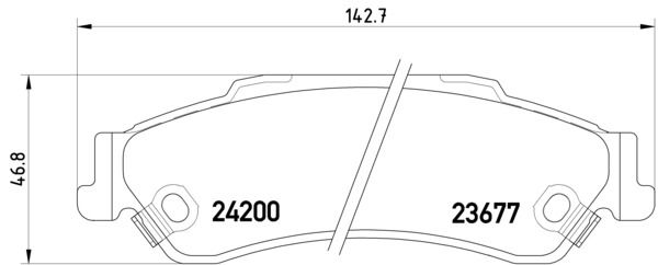 ARKA FREN BALATA - BLAZER 94 4.3 V6 94/-