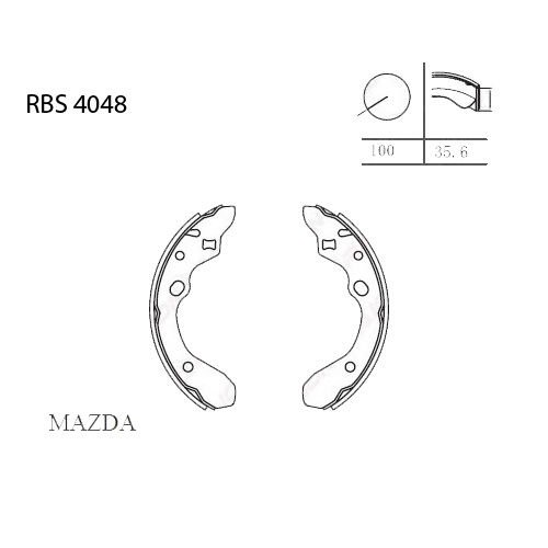 ARKA FREN BALATA (PABUC KALIN TIP)- 323 93-95