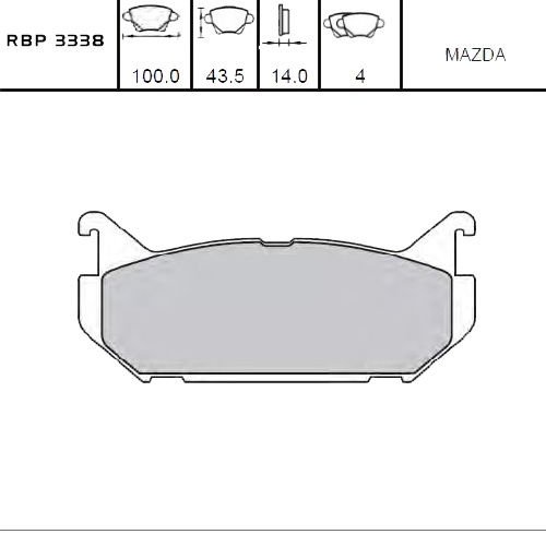 ARKA FREN BALATA - 626 FS 92-97