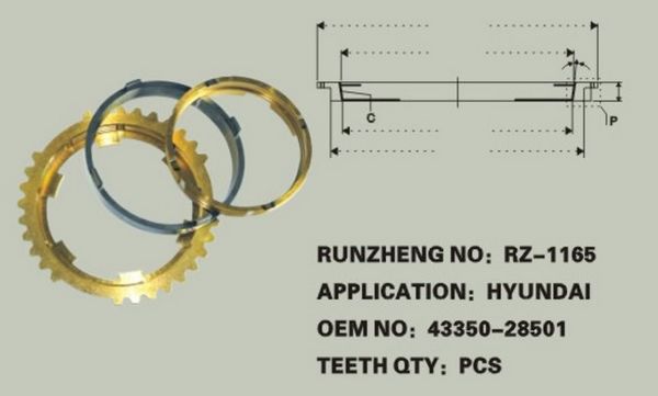 ACCENT 01- SENKROMEÇ SARISI KİT
