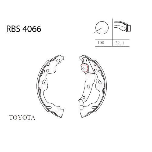 ARKA FREN BALATA (PABUC)- YARIS 1.0 99-05 / YARIS 1.4 D4D 01-05 / GEN-2 06- / SWIFT 05-10 / SPLASH 08- / C1 / AGILA / 107