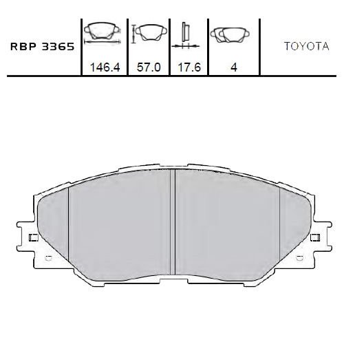ON FREN BALATA - RAV4 06-12