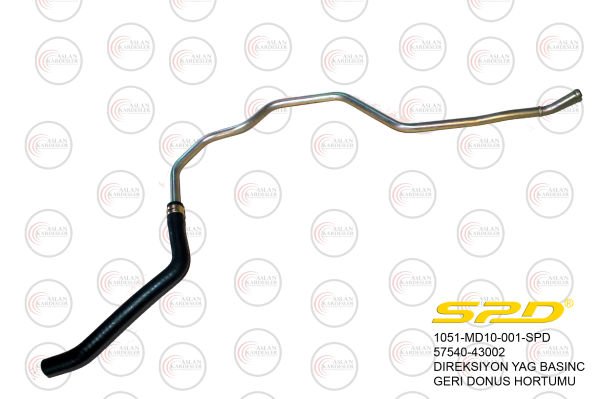 DIREKSIYON YAG BASINC GERI DONUS HORTUMU- H100 97- / L300 98-