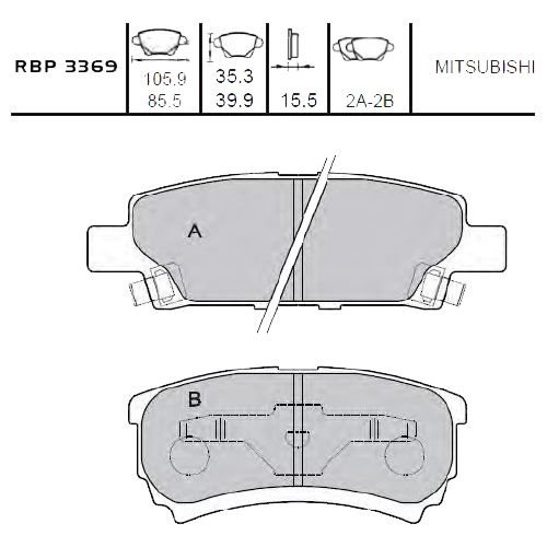 ARKA FREN BALATA - LANCER 03-