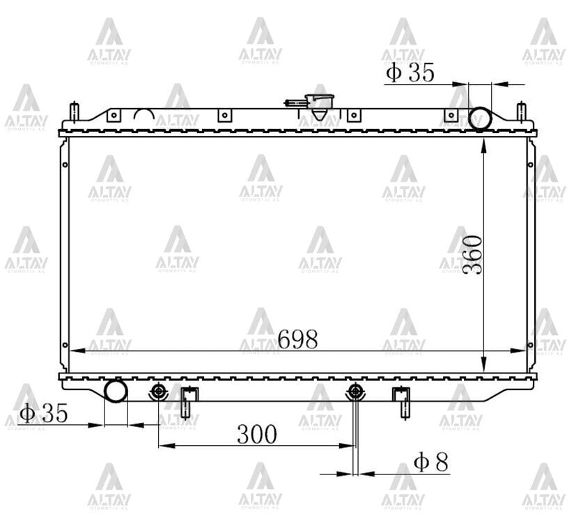 Radyatör Primera 96-01 A/T-M/T