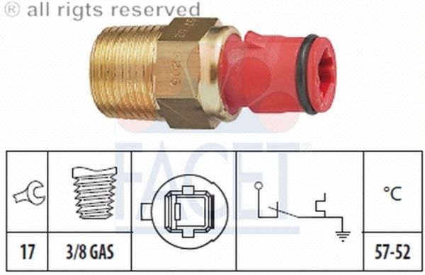 MUSUR FAN-COROLLA 1.3I 12V 92>97  (FACET)