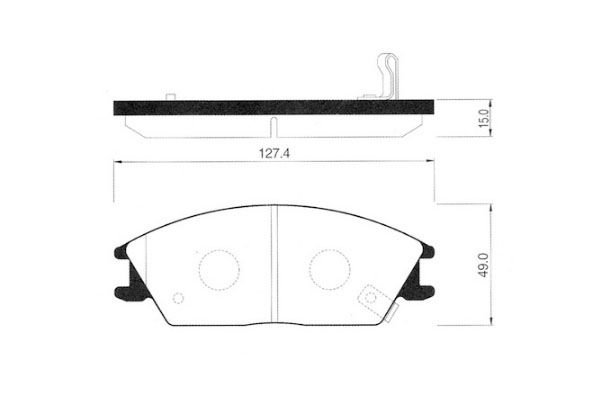 ON FREN BALATA - ACCENT 95-05 / EXCEL 88-95 / GETZ 02-