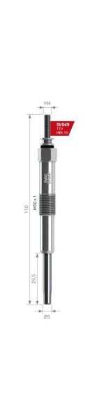 ACCENT 2000-2006 / GETZ 2003-2005 1,5 / CERATO / SANTA FE / TUCSON 2004-2010 / SPORTAGE 2,0 KIZDIRMA BUJİSİ 11V