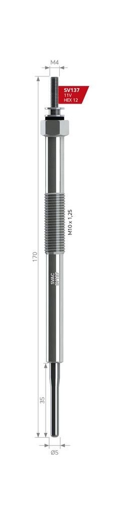 CANTER 859 EURO 4 4M42 / PAJERO 3,2 DID KIZDIRMA BUJİSİ 11V