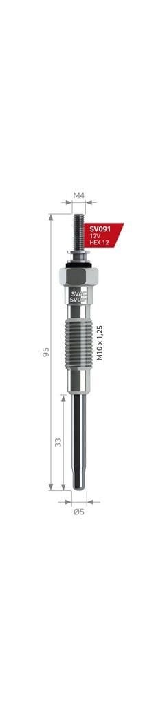 HIACE / HILUX 1990-2005 KIZDIRMA BUJİSİ 12V