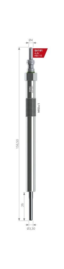 ACTYON SPORTS 2,0 XDI 2012- / KORONDO 2012- / REXTON 2012- KIZDIRMA BUJİSİ 4.4V