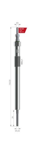 ACTYON SPORTS 2,0 XDI 2012- / KORONDO 2012- / REXTON 2012- KIZDIRMA BUJİSİ 4.4V