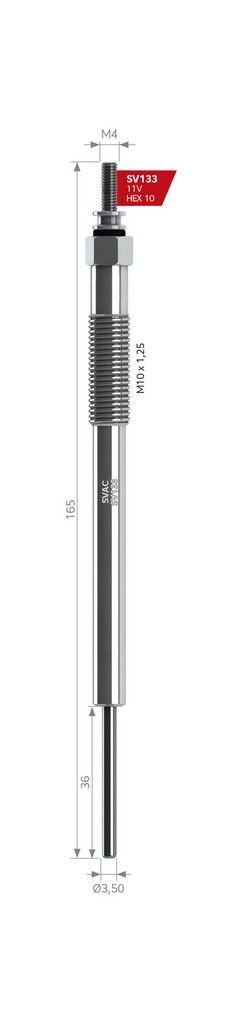 BONGO 2,9 2010-/ CARNIVAL 2,9 CRDI KIZDIRMA BUJİSİ 11V