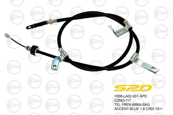 ARKA EL FREN TELI SAG- ACCENT BLUE 10- (ARKASI DISKLI ARACLAR)