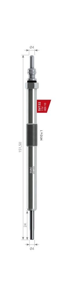 ACTYON / KYRON / REXTON 2,7 XDI KIZDIRMA BUJİSİ 11V